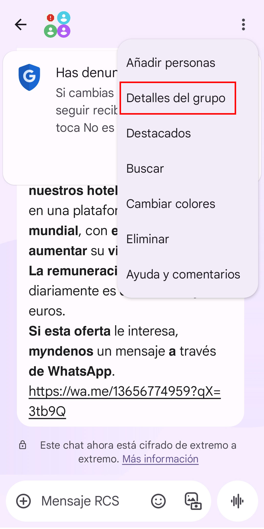 Chat RCS